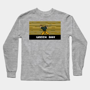 8-Bit Quarterback - Green Bay Long Sleeve T-Shirt